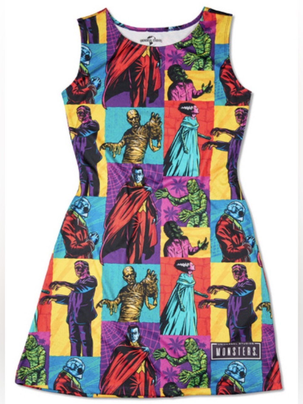 Size 2XL Jr Universal Studios Universal Monsters Juniors A-Line Dress